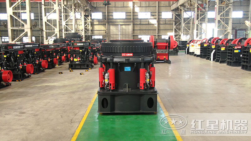 300型圓錐破碎機型號及參數(shù)，一小時能生產(chǎn)多少噸石子？